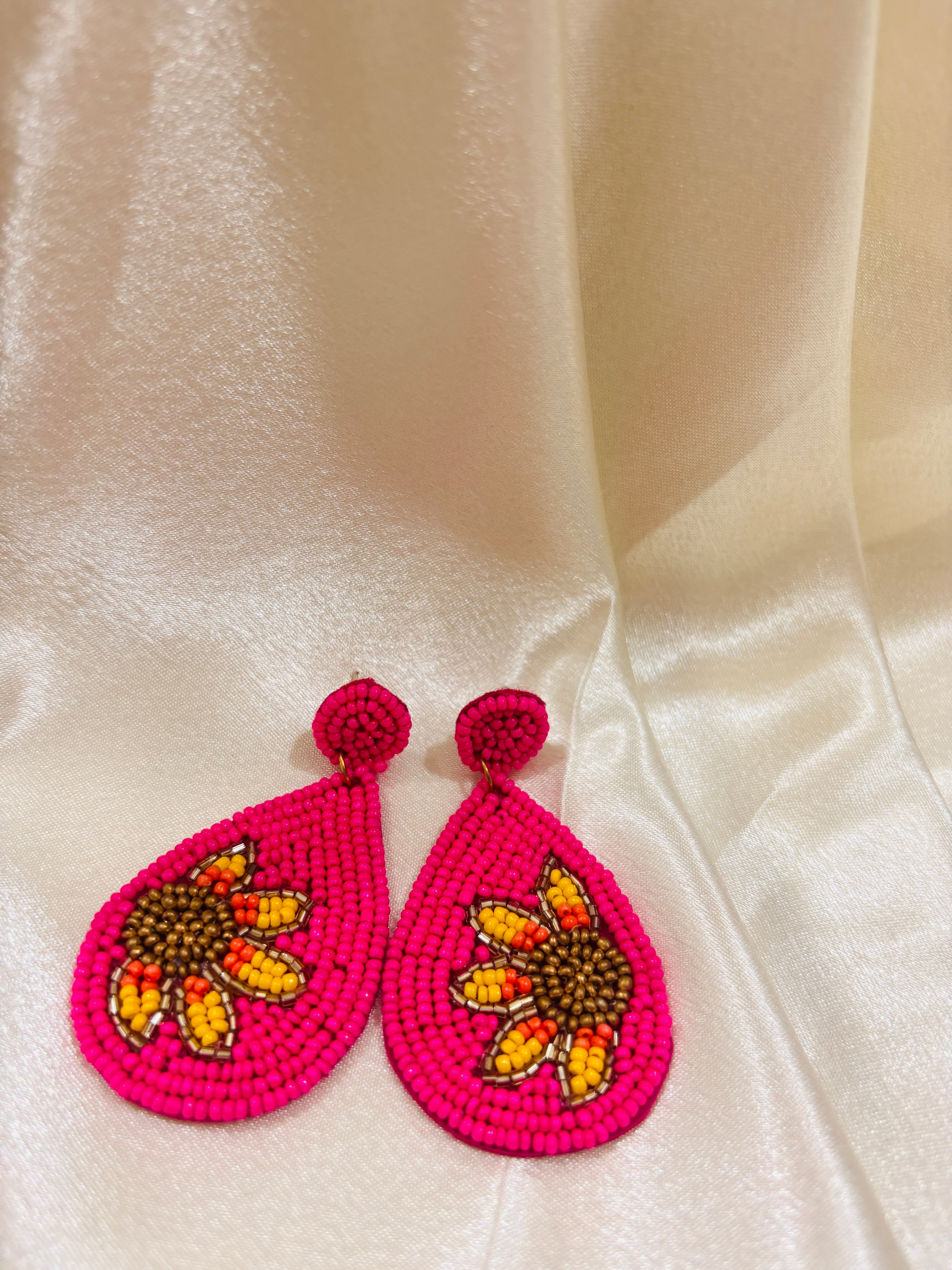 Handmade beaded earings