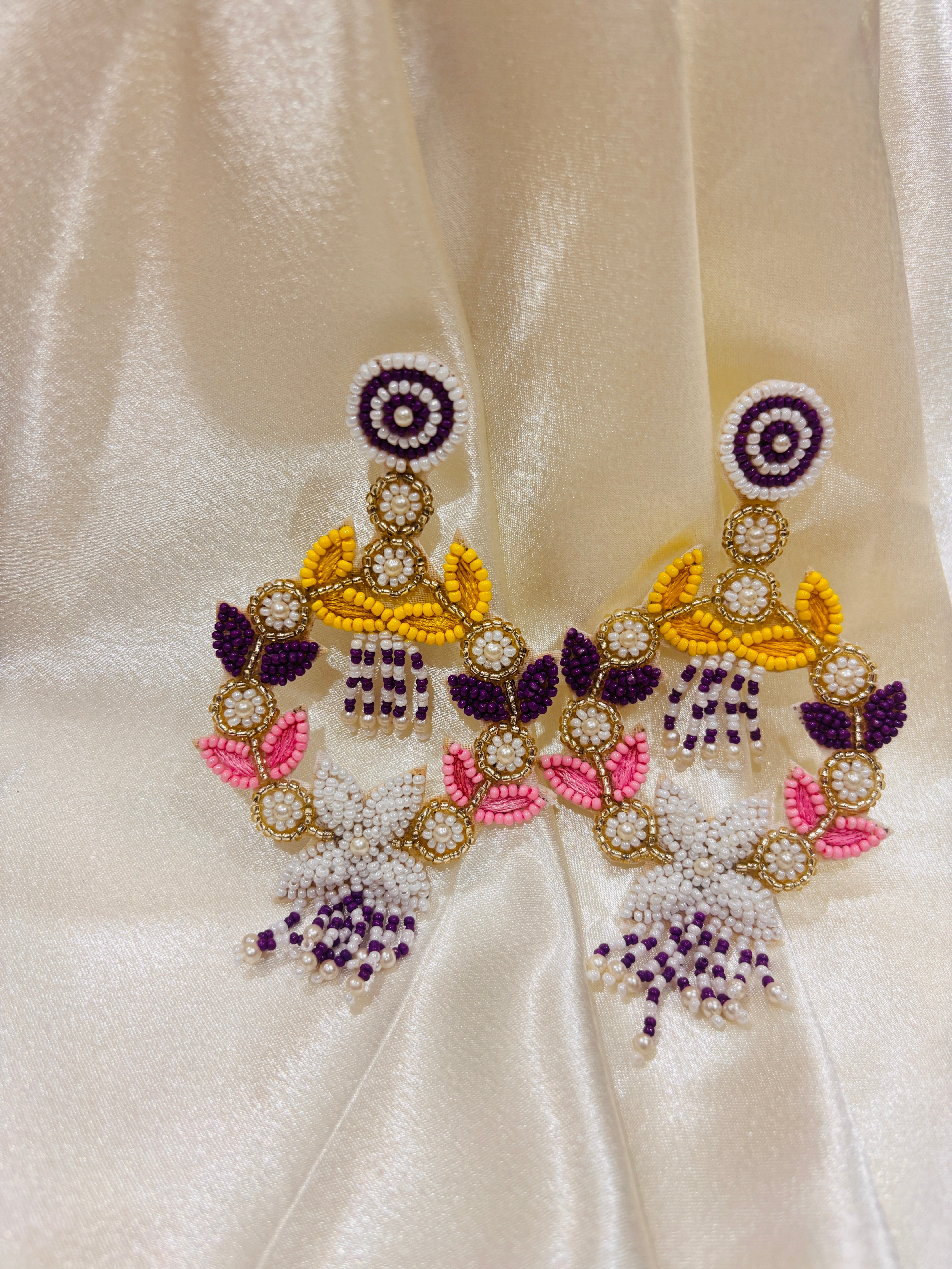 Handmade beaded earings