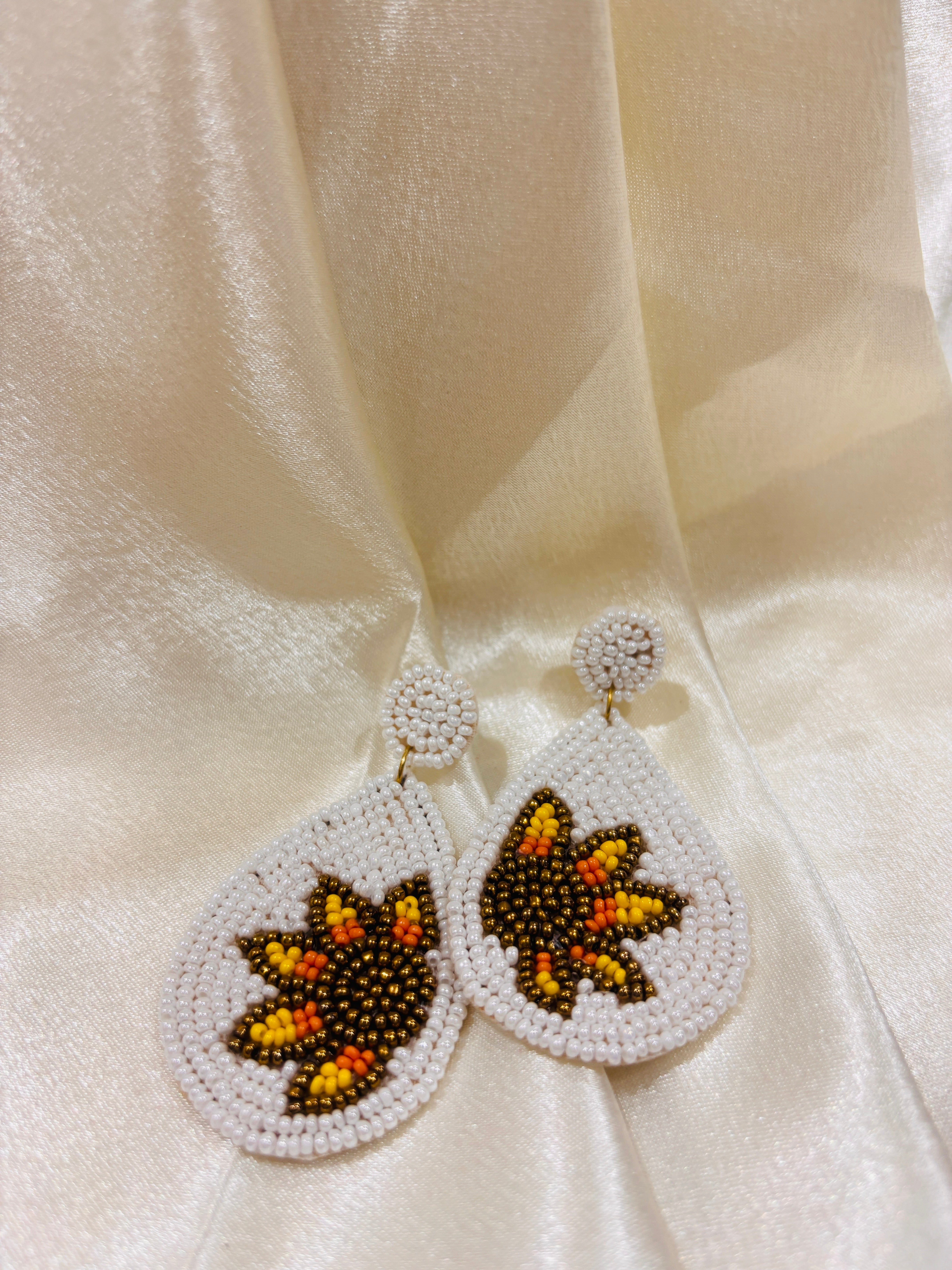 Handmade beaded earings