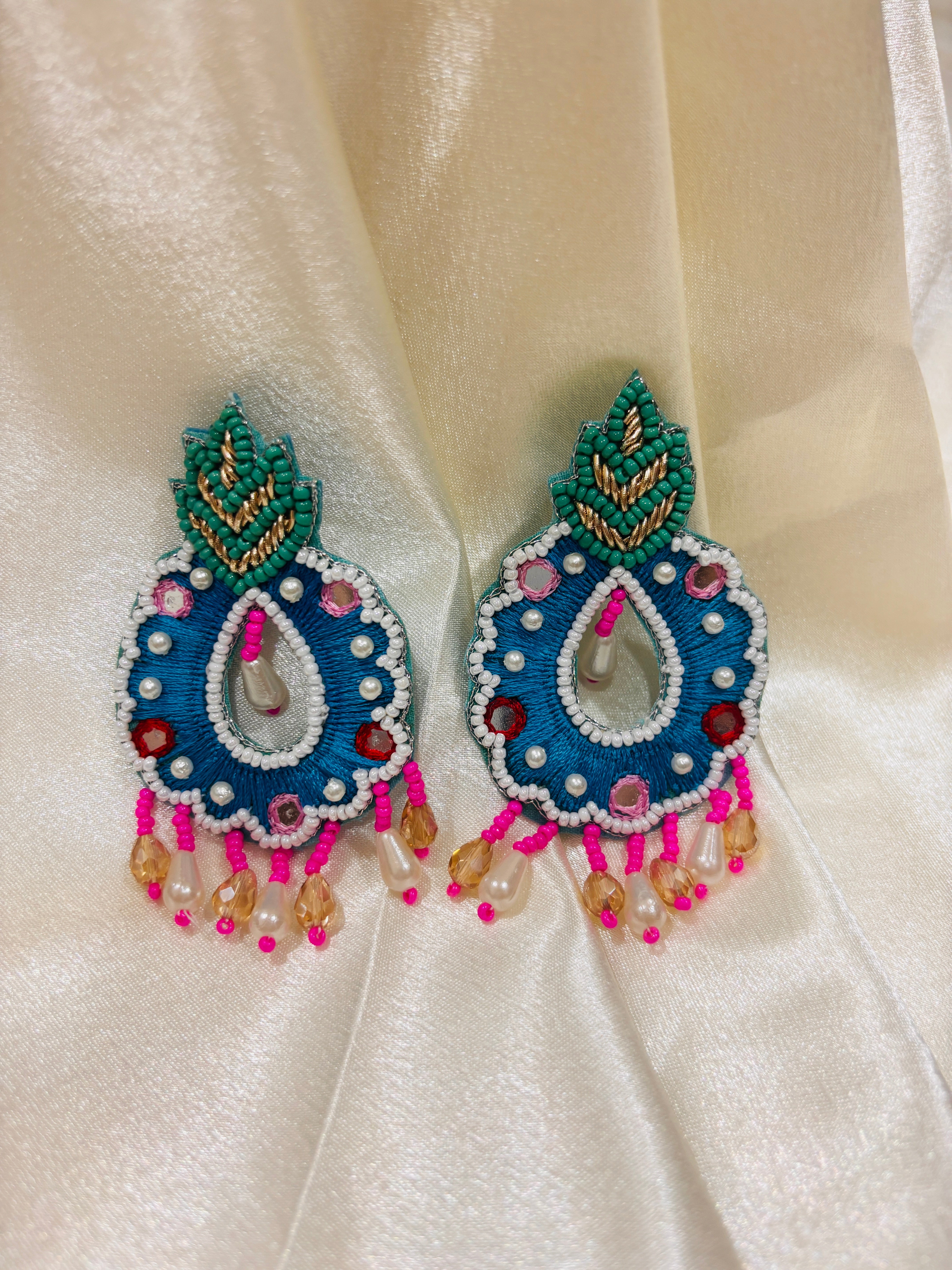 Handmade beaded earings