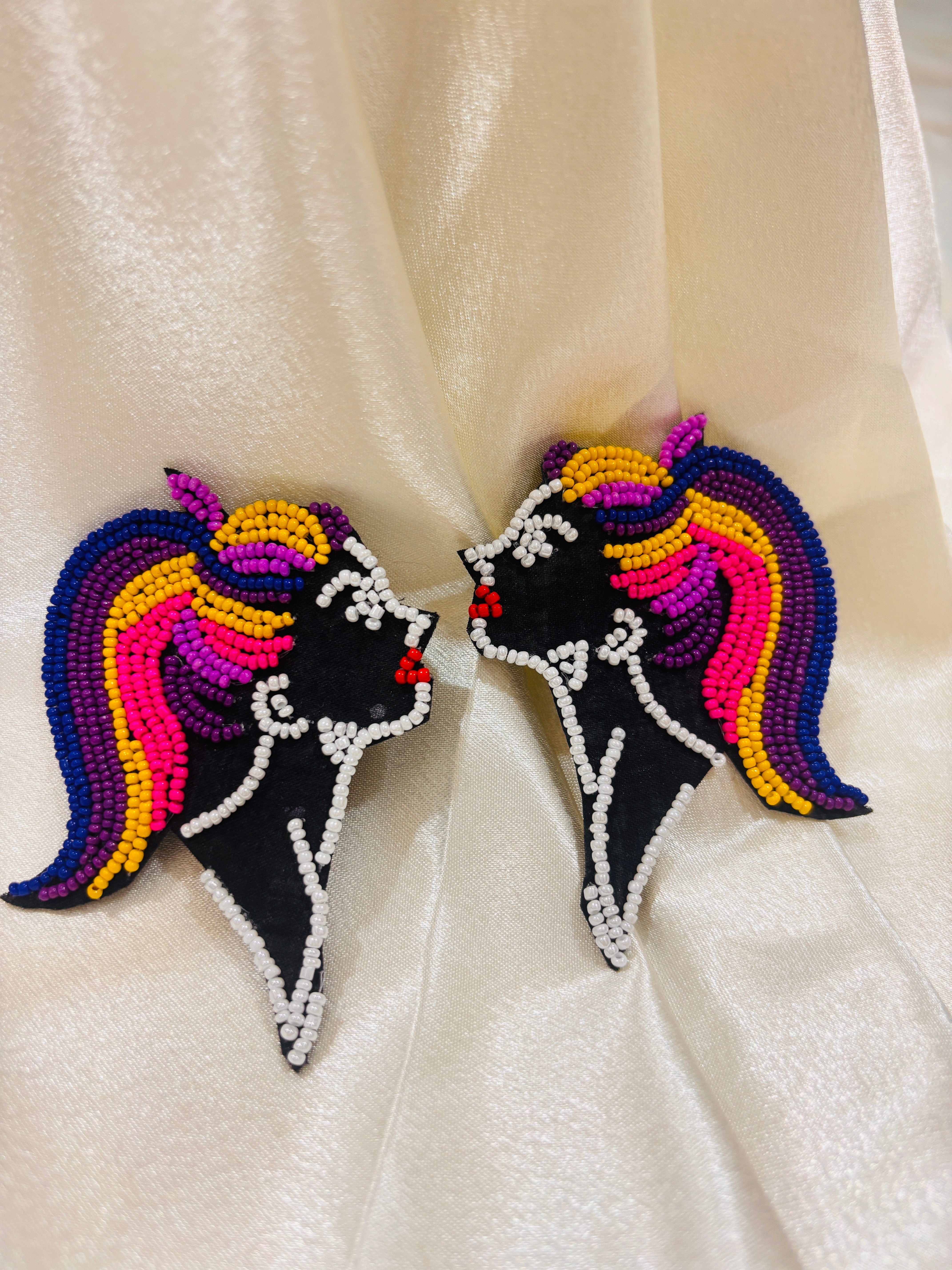 Handmade beaded earings