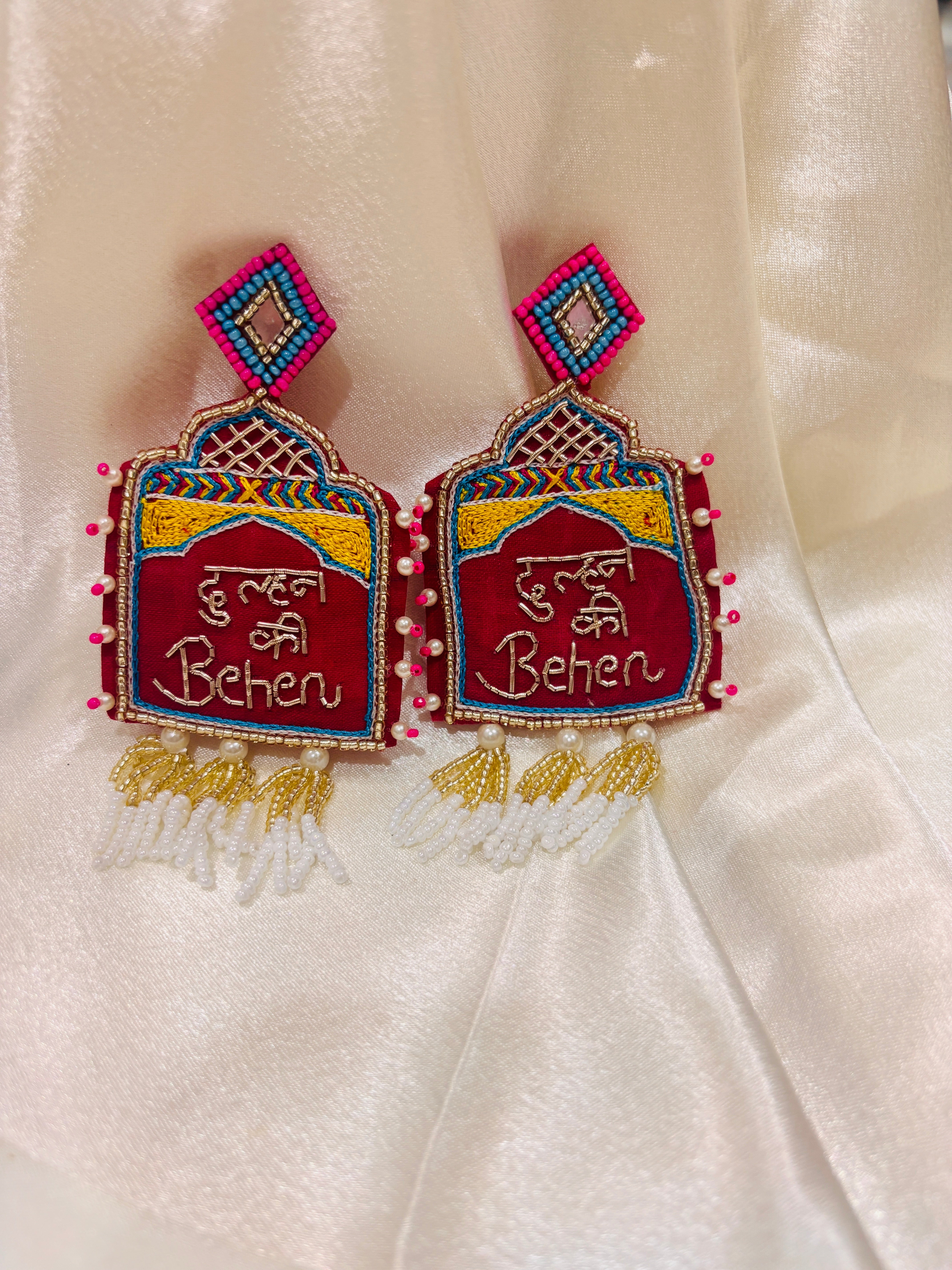 Handmade beaded earings