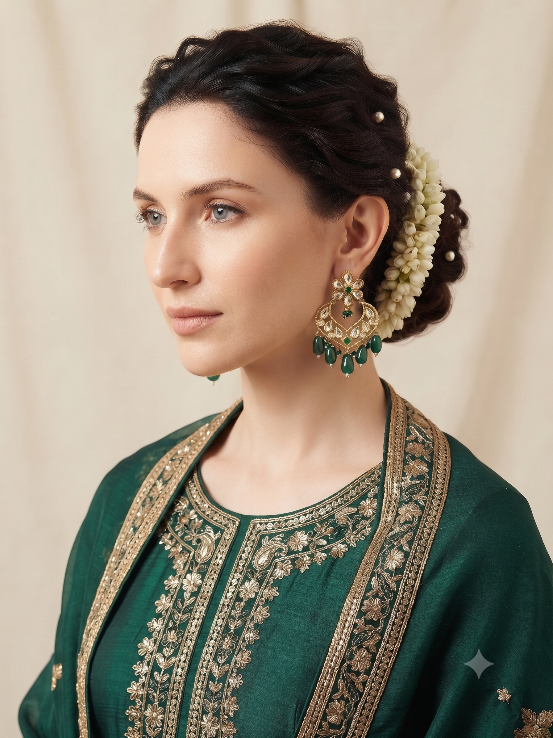 Bloom Chandbali Earrings