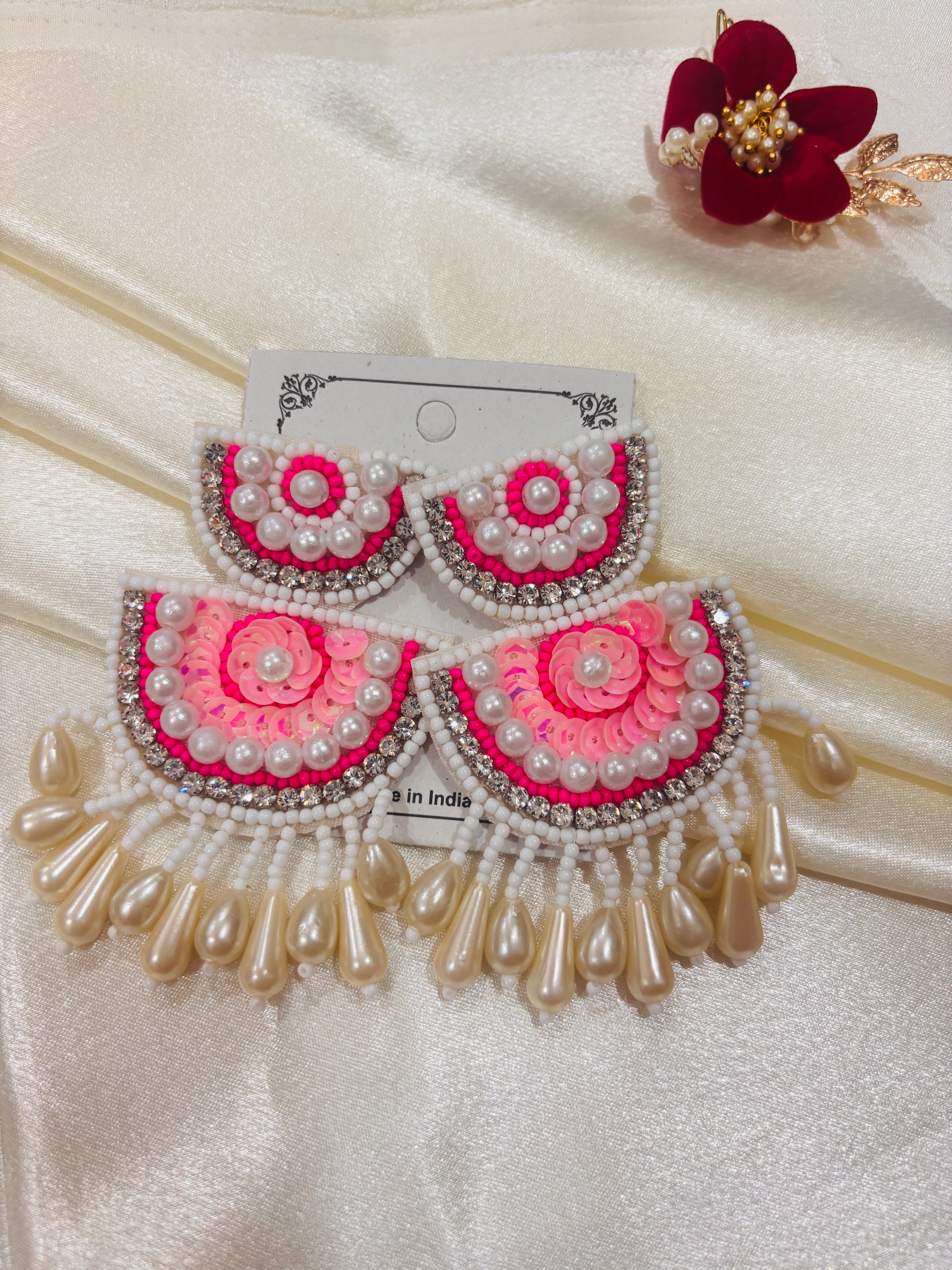 Handmade beaded earings