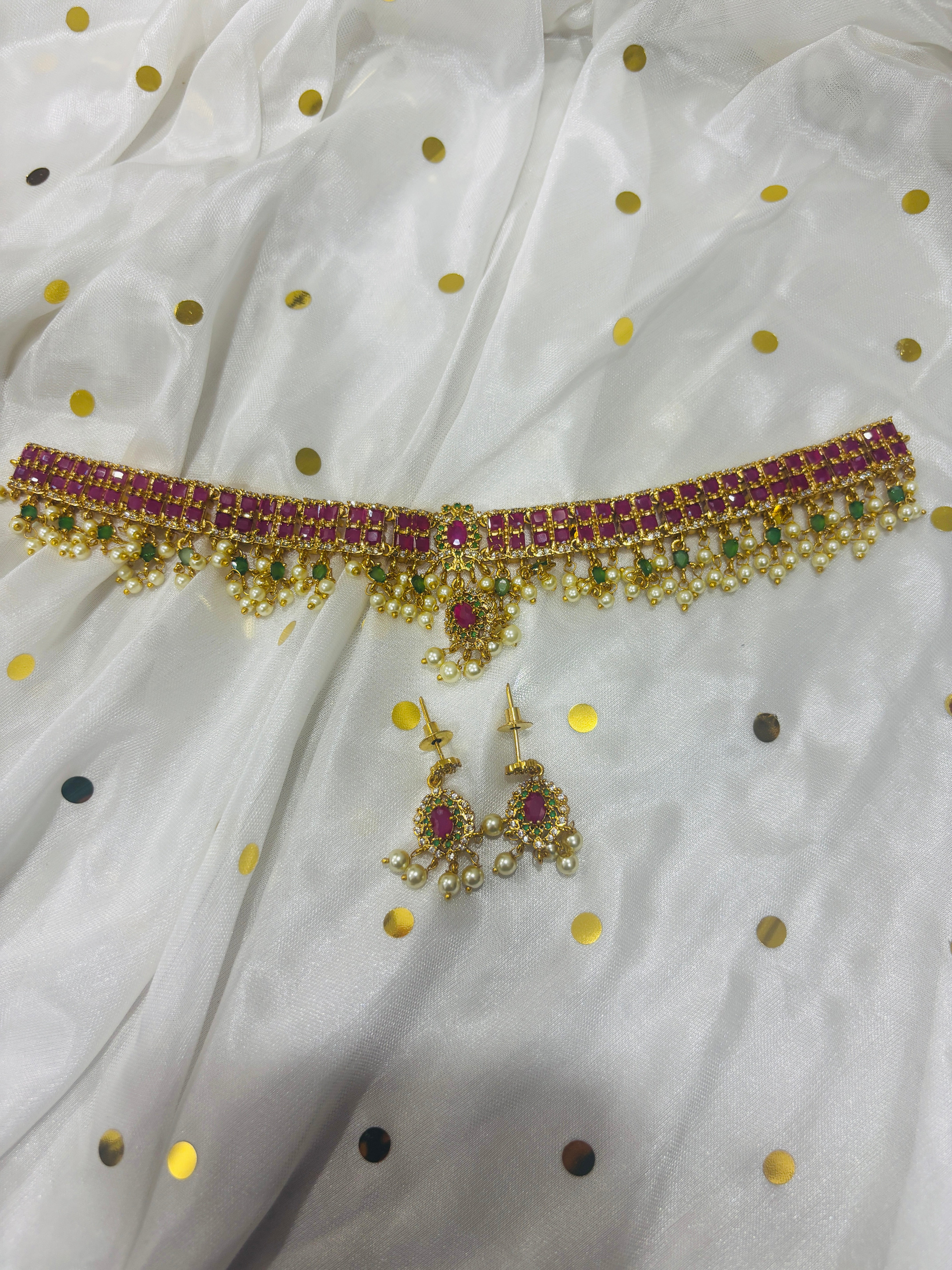 Moti Jadau necklace