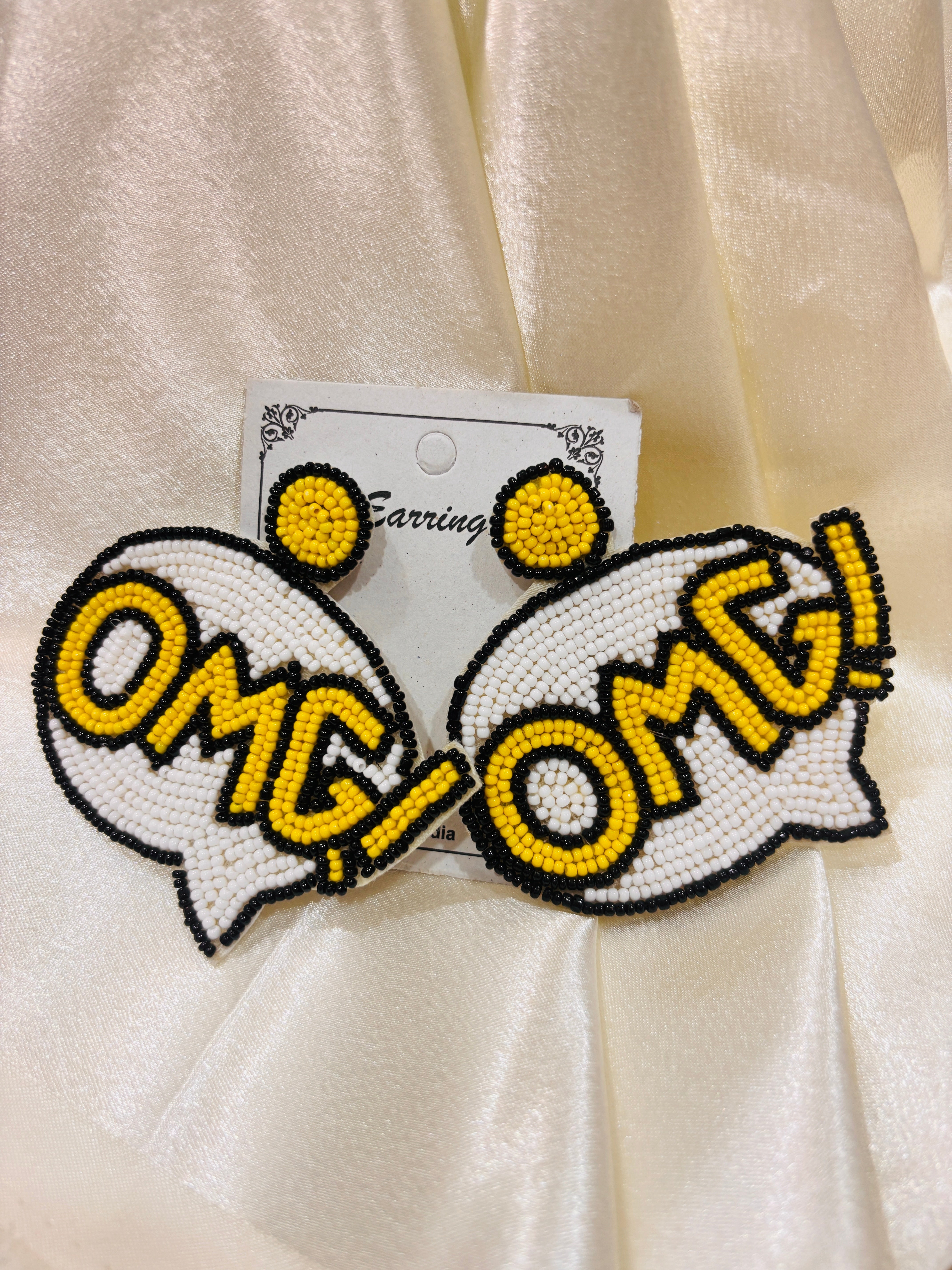 Handmade beaded earings