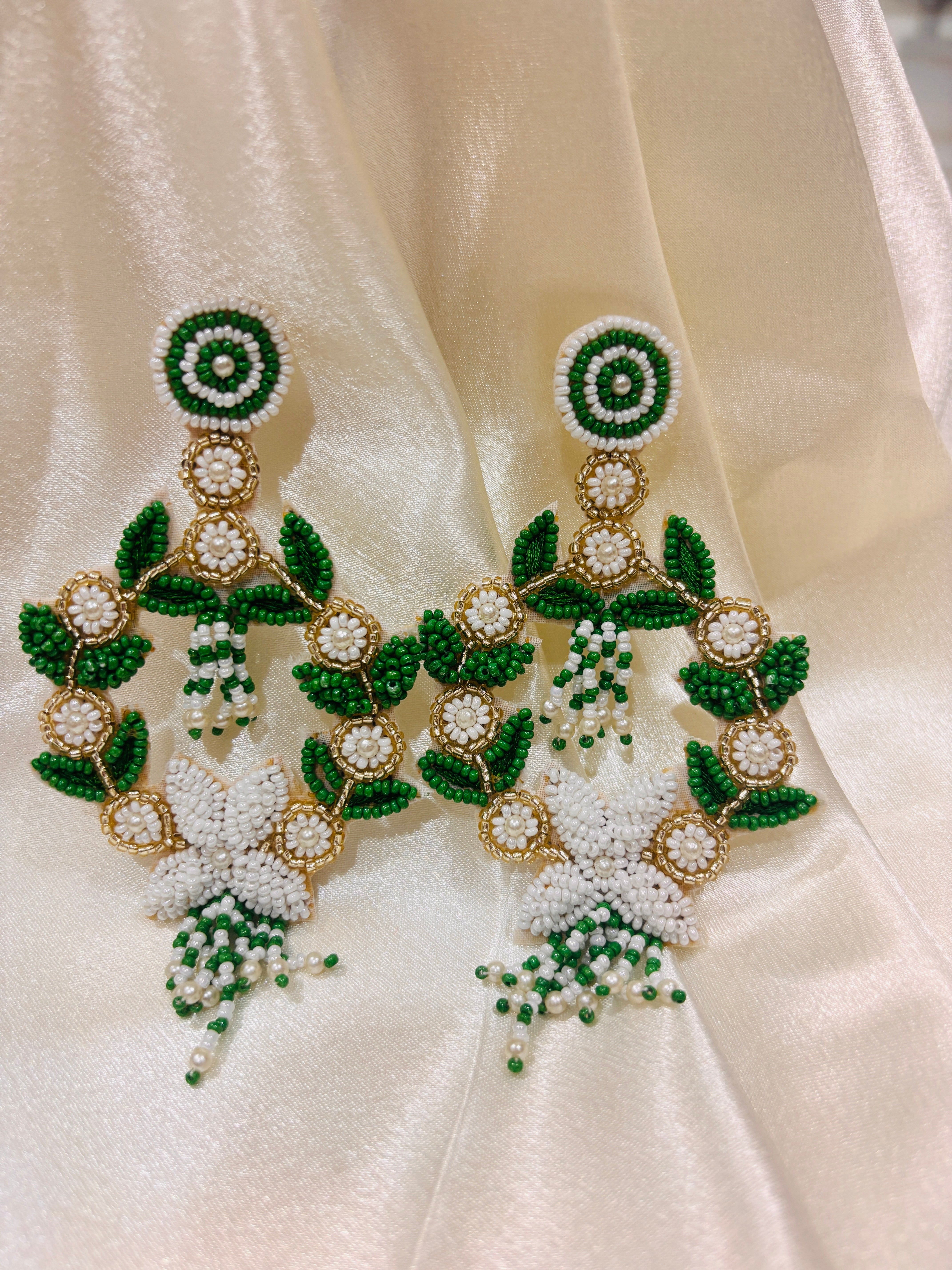 Handmade beaded earings