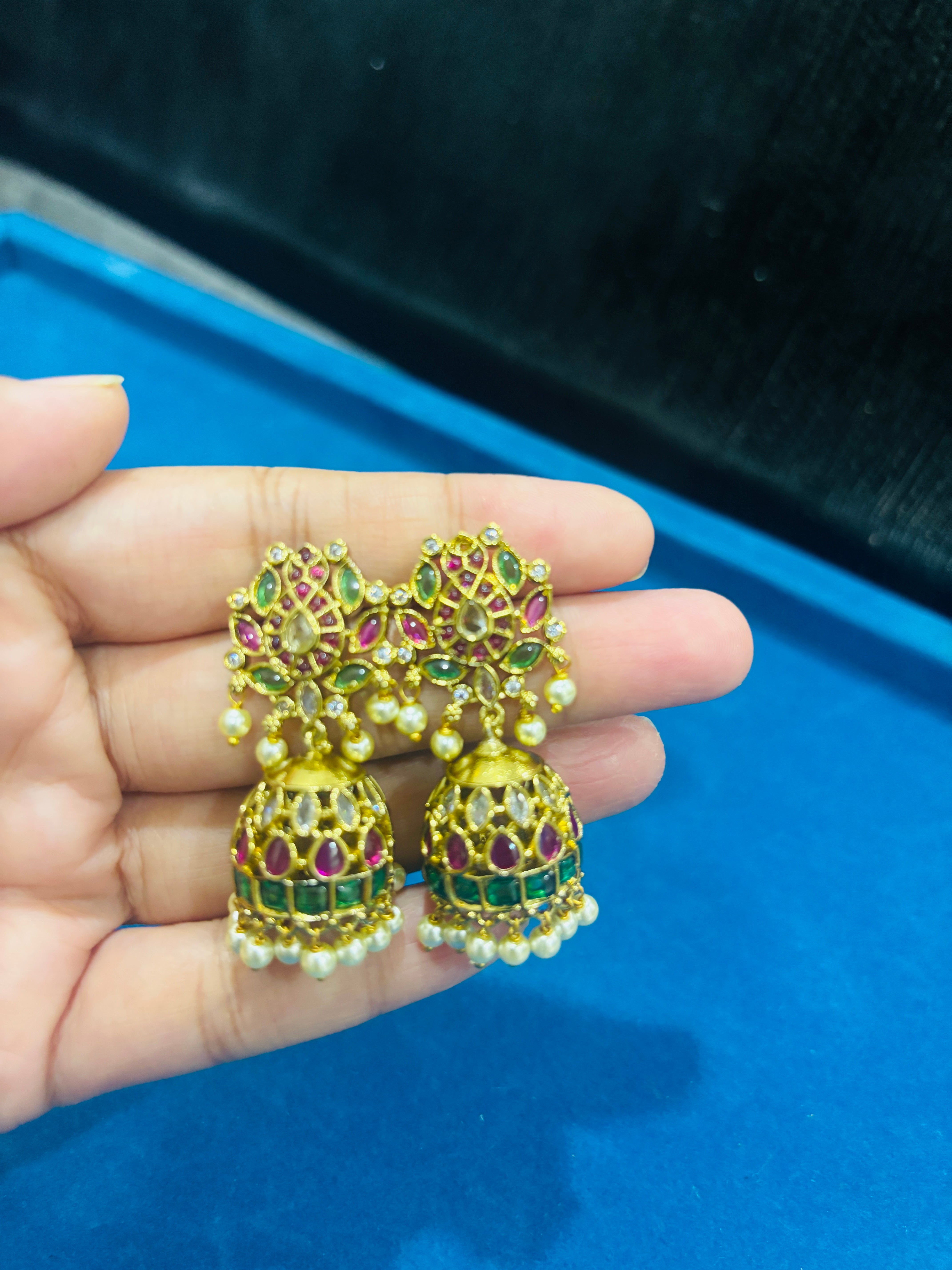 Jhumka earrings