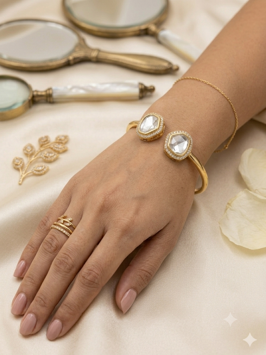 Flora Open Kada Bracelet
