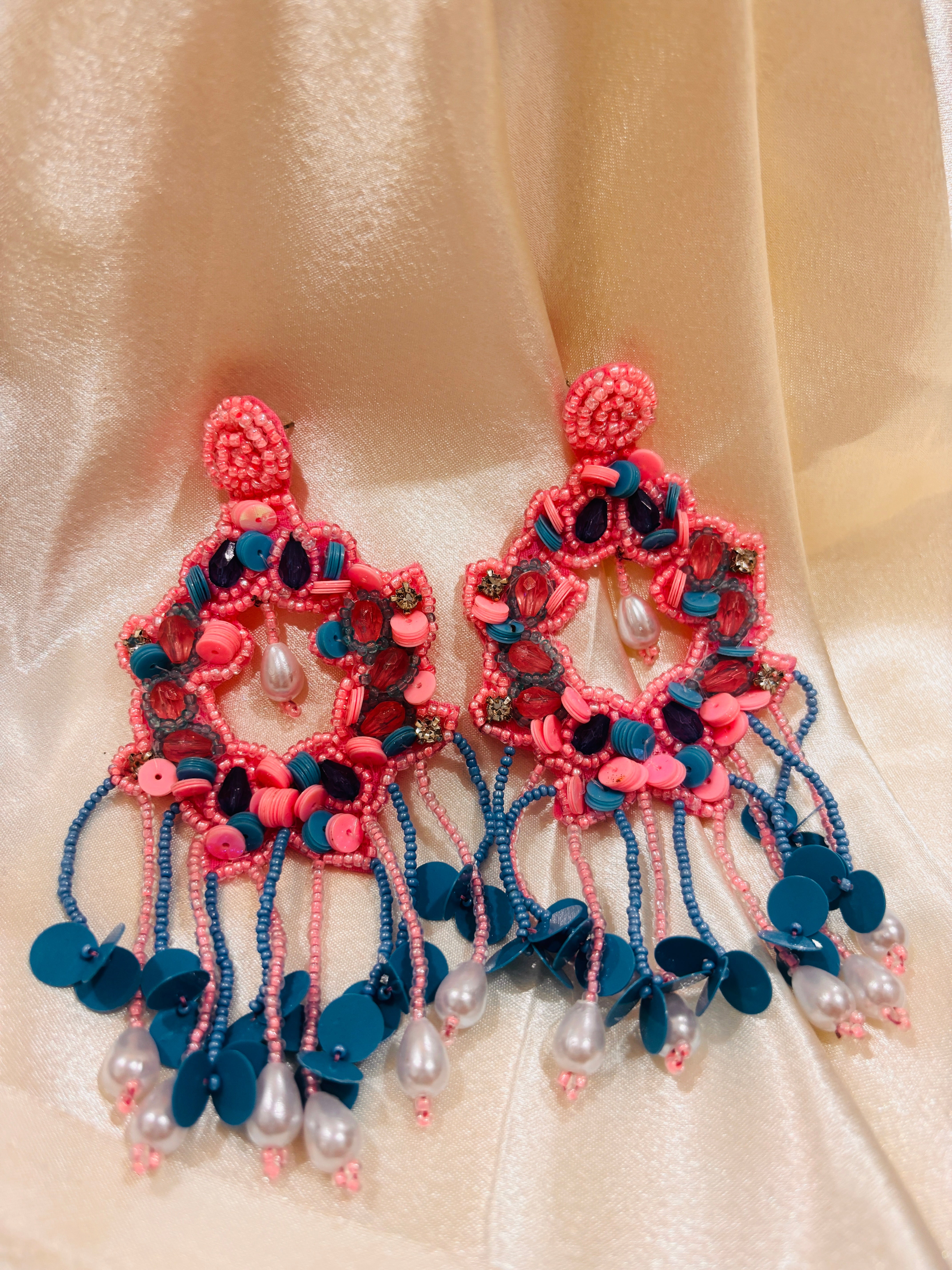 Handmade beaded earings