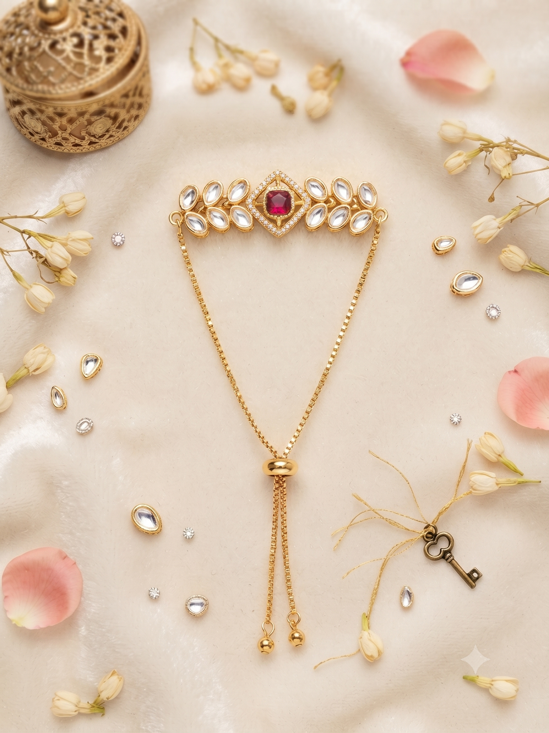 Elite Kundan Haathphool