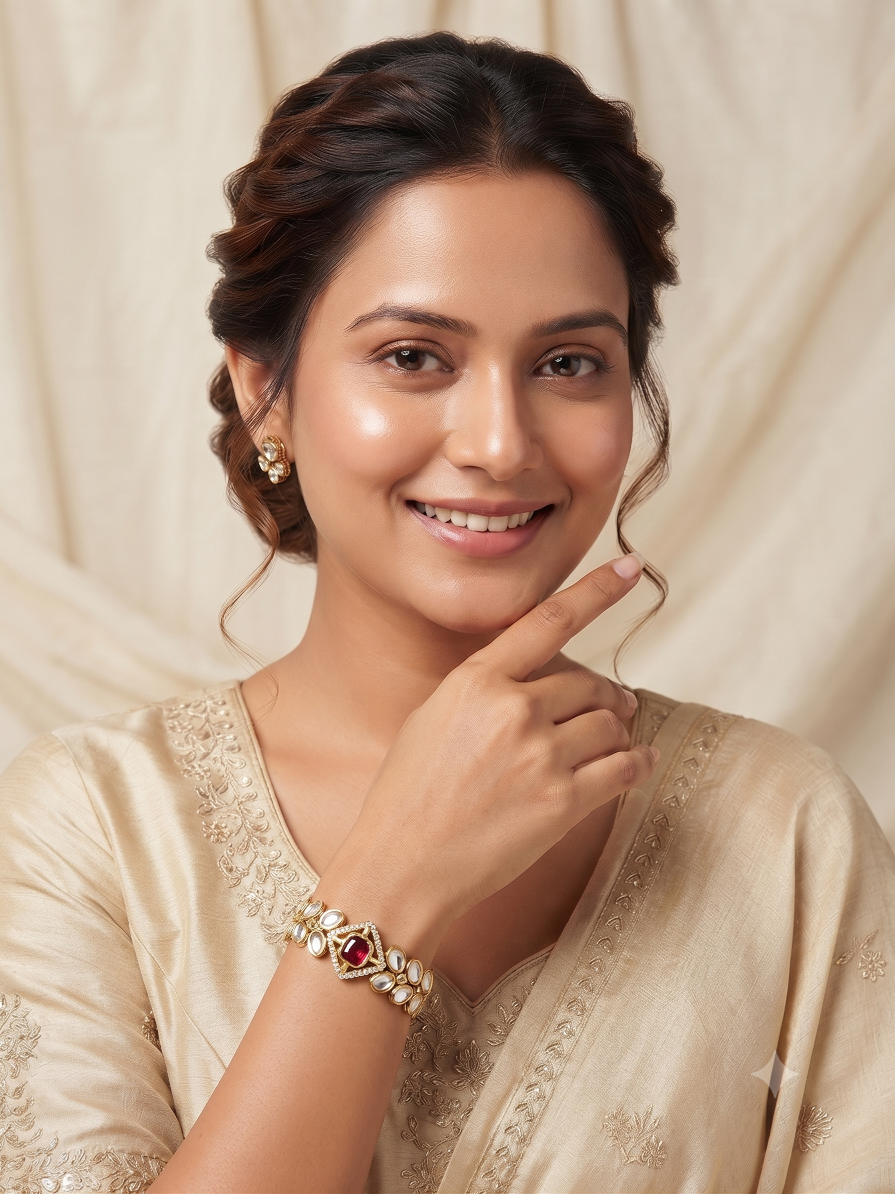 Elite Kundan Haathphool