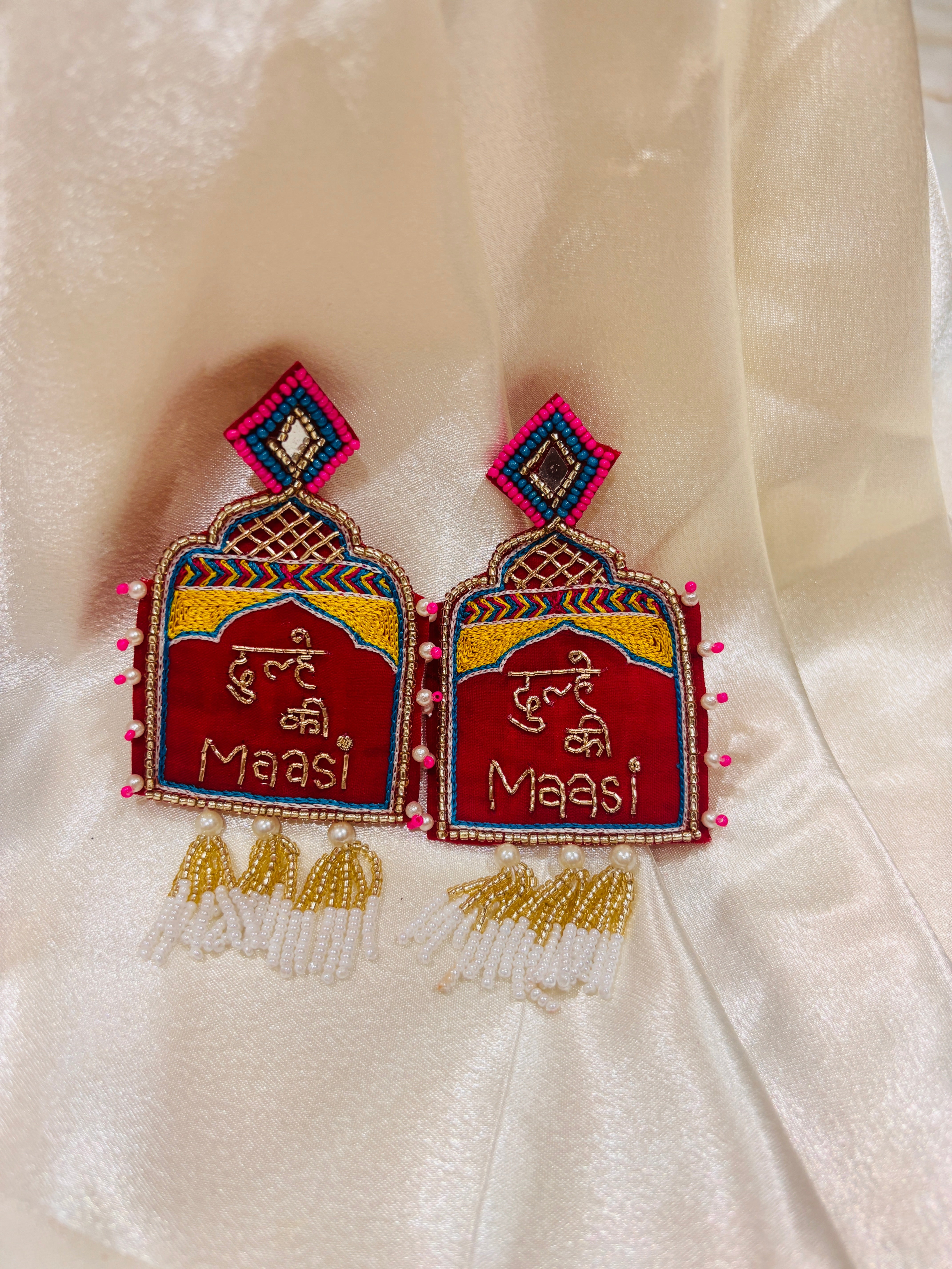 Handmade beaded earings