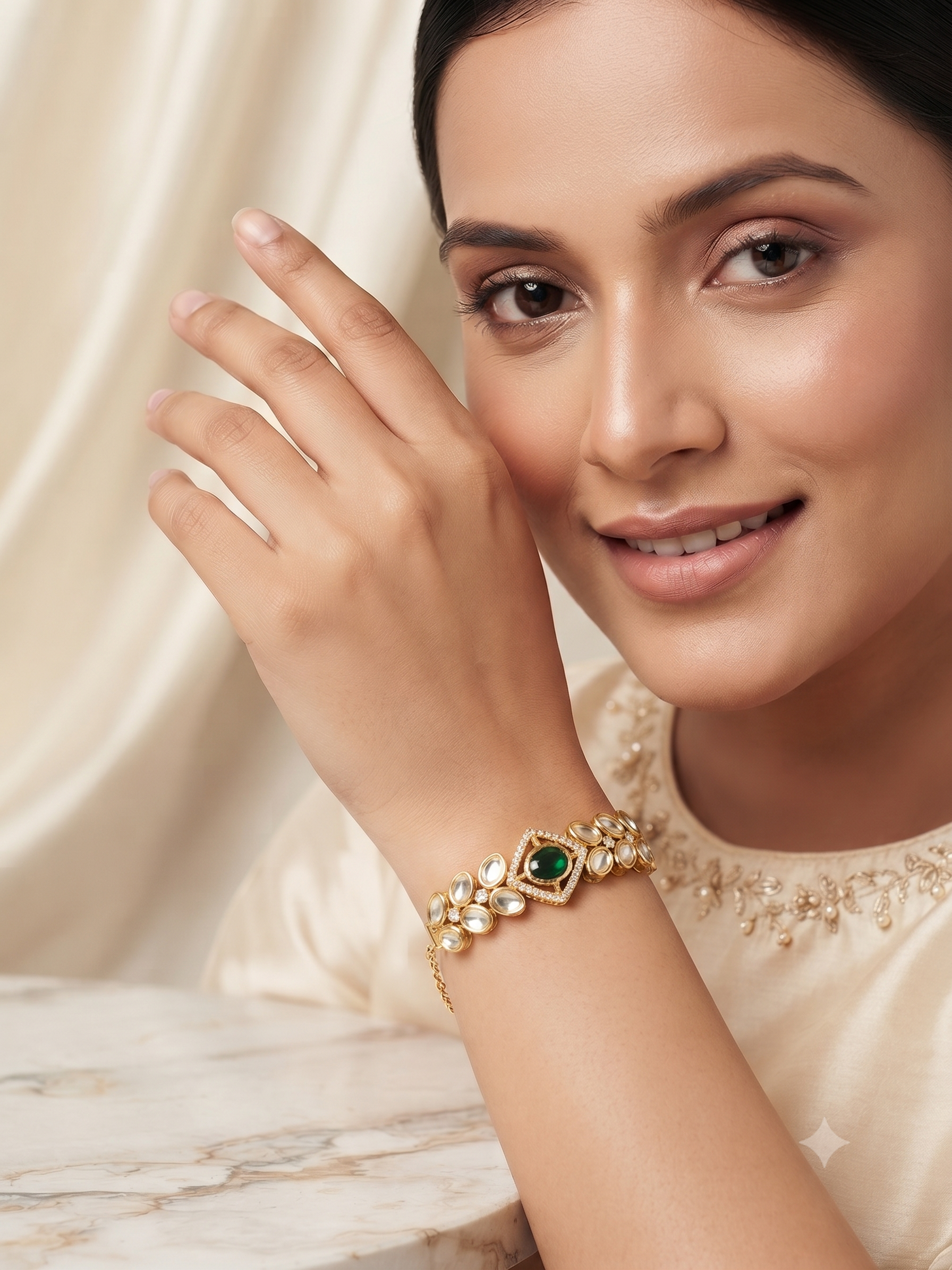 Elite Kundan Haathphool