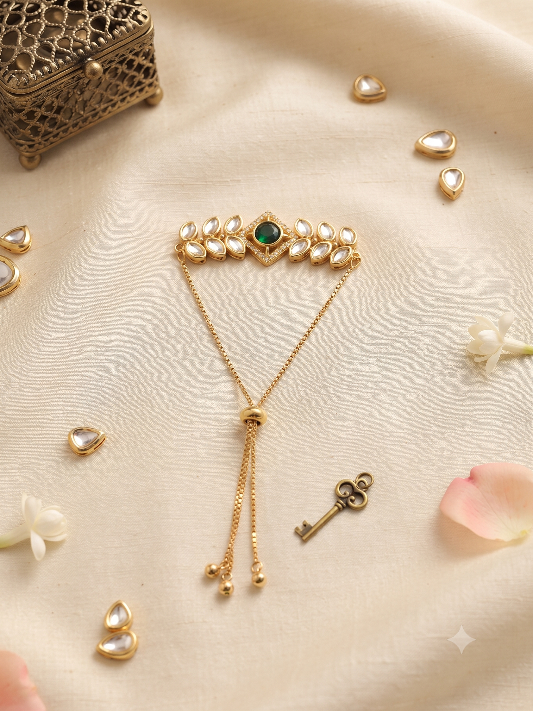 Elite Kundan Haathphool