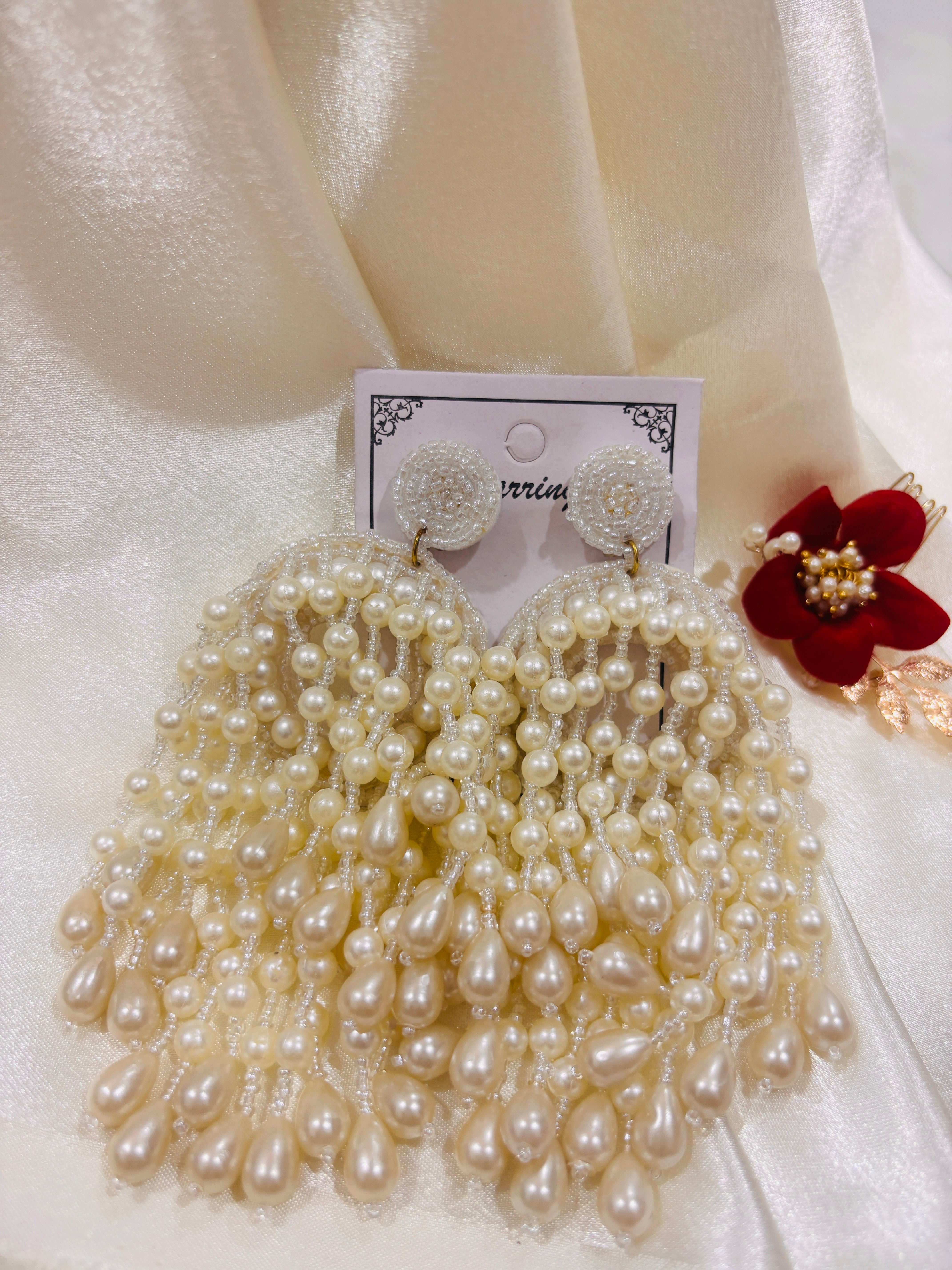 Handmade beaded earings