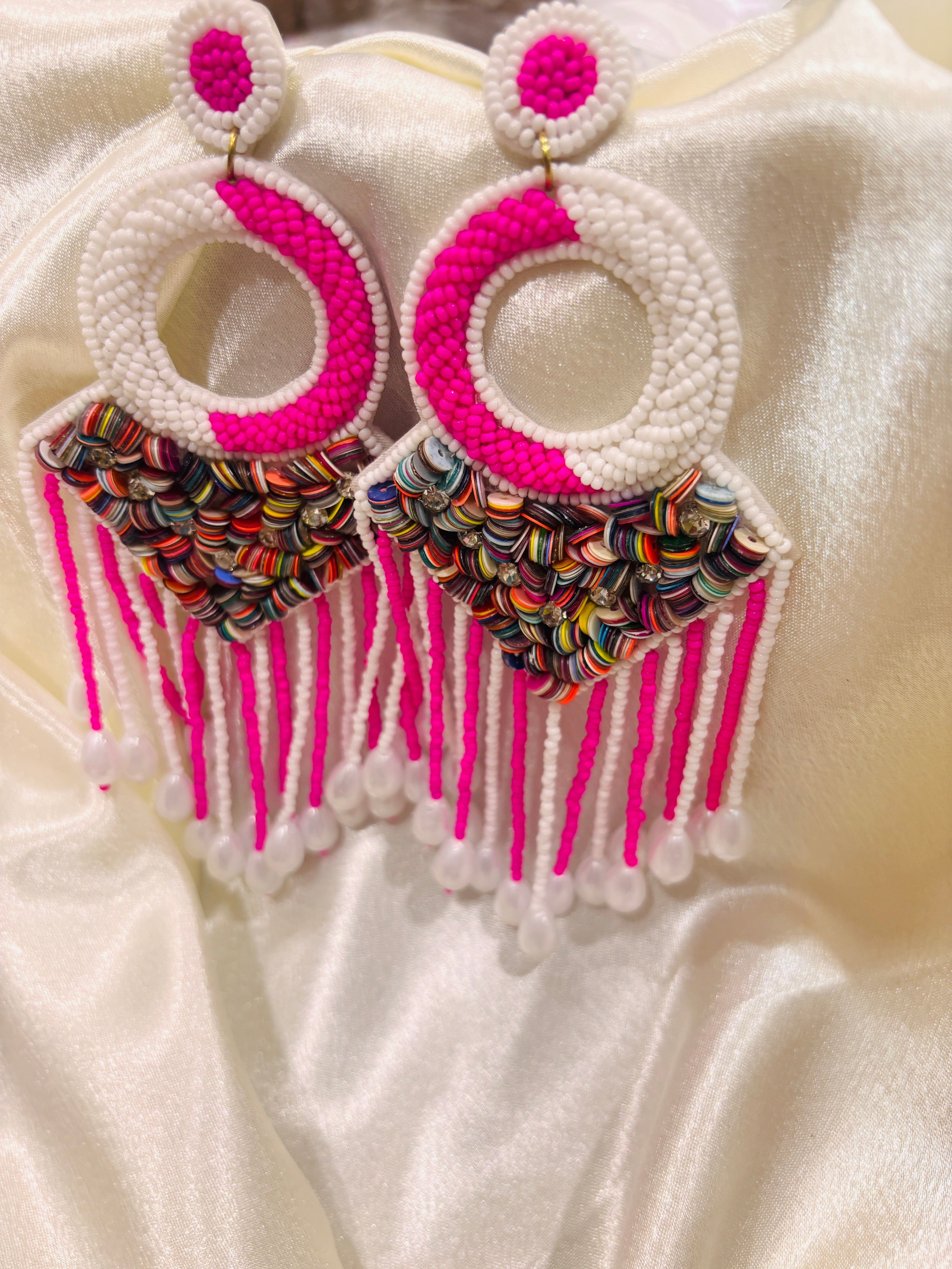 Handmade beaded earings