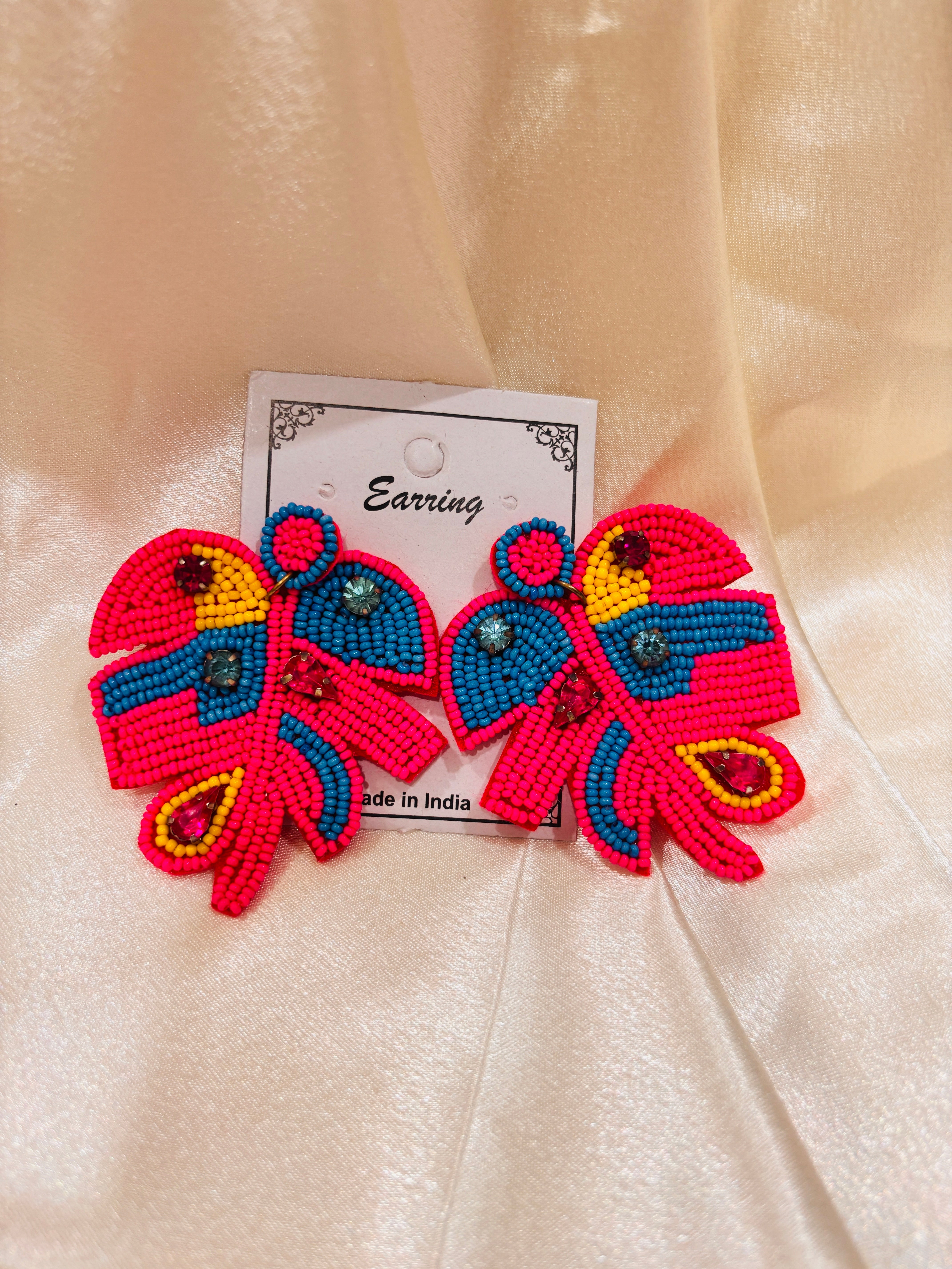 Handmade beaded earings
