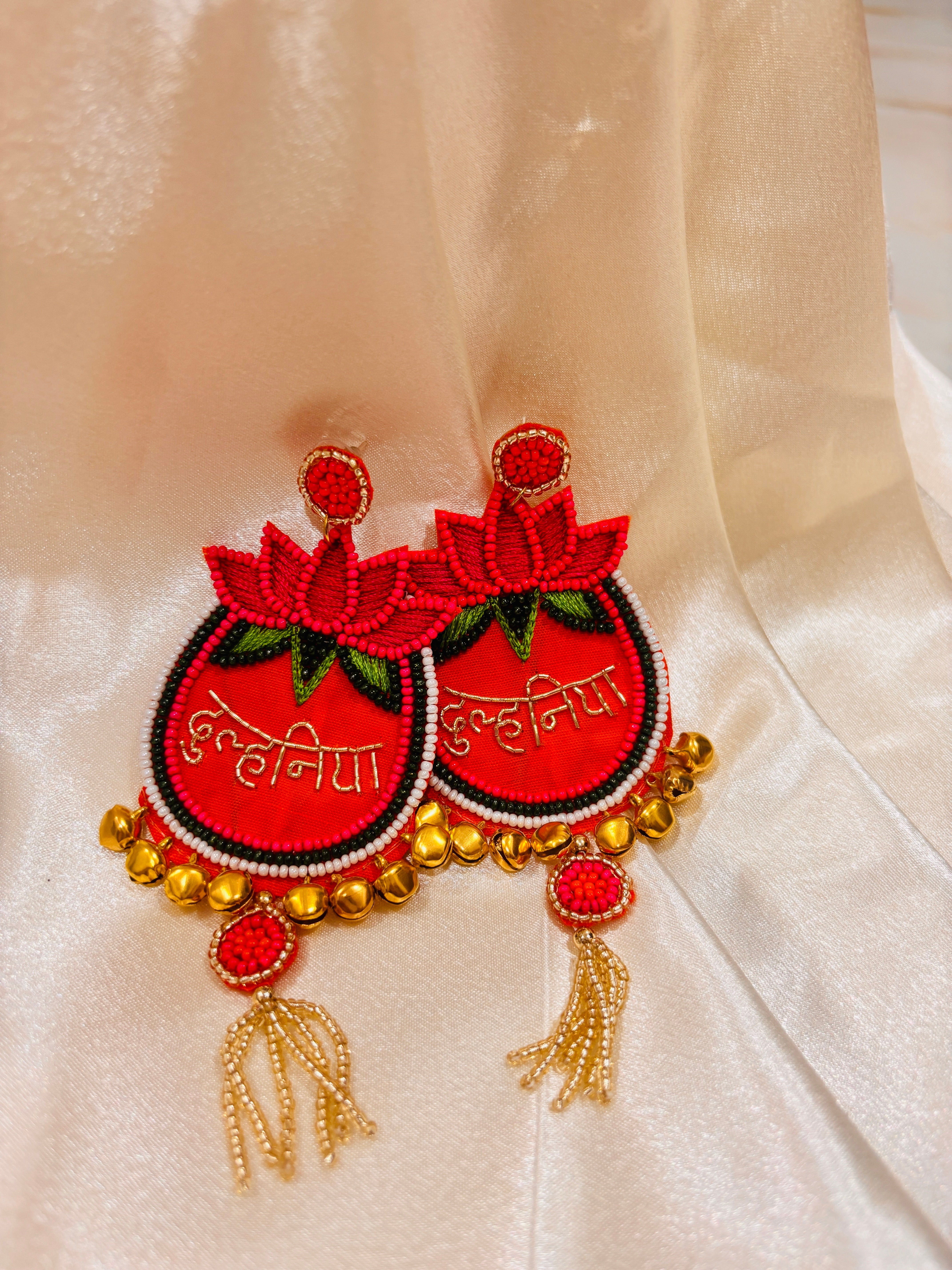 Handmade beaded earings