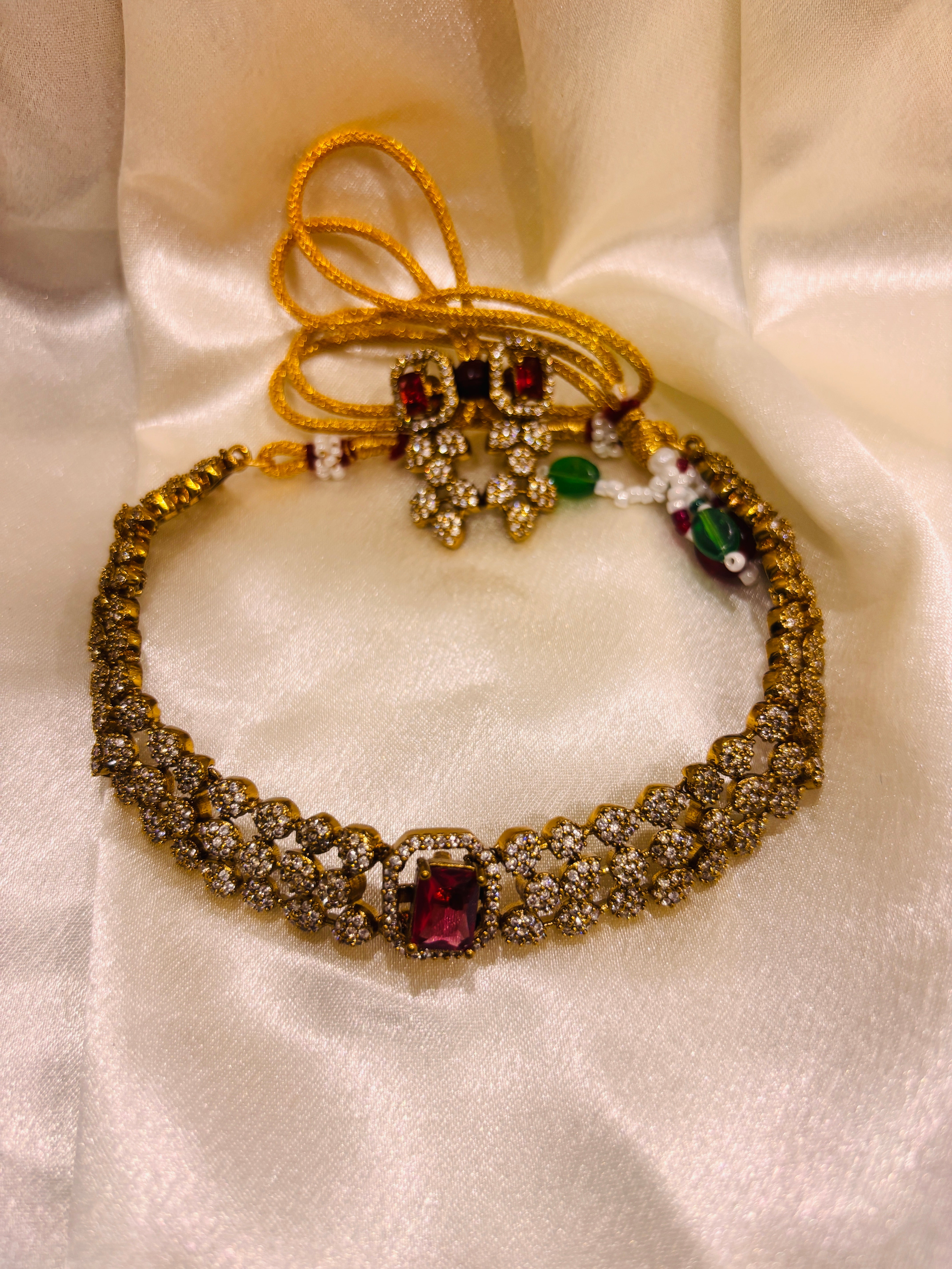 Traditional Gold-Plated Necklace Set
